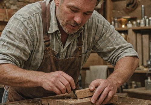 Skilled craftsman applying traditional restoration techniques